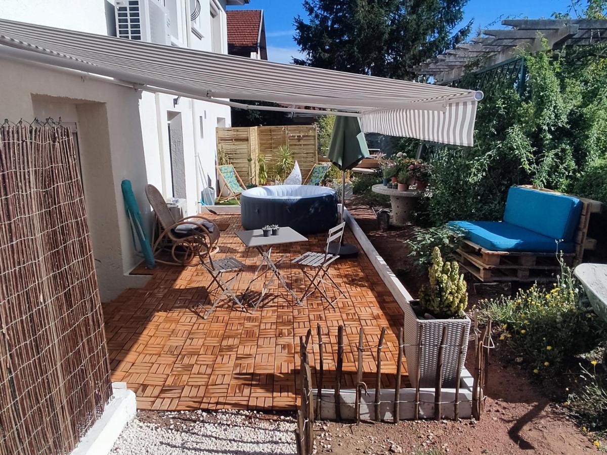 Superbe Appartement Avec Jacuzzi Avec Jardin Prive Lyon Exteriör bild