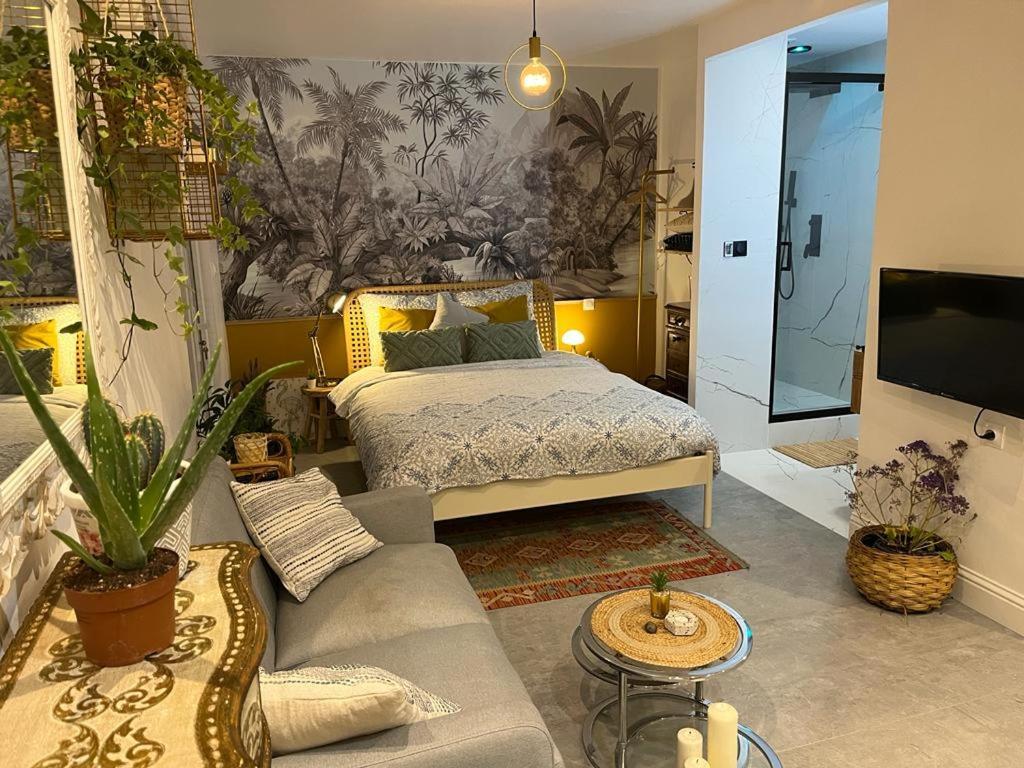 Superbe Appartement Avec Jacuzzi Avec Jardin Prive Lyon Exteriör bild