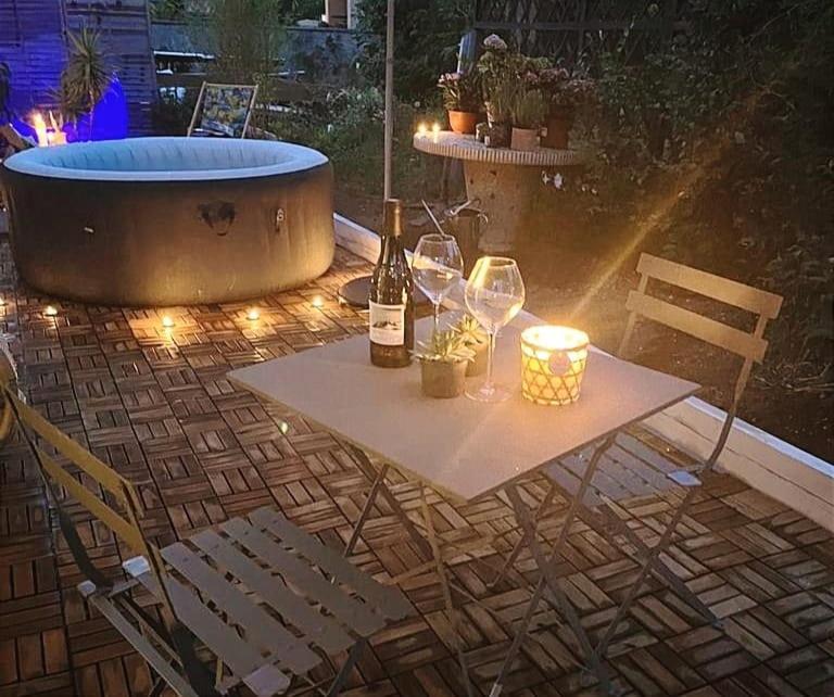 Superbe Appartement Avec Jacuzzi Avec Jardin Prive Lyon Exteriör bild